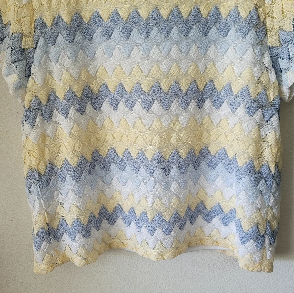 ALFRED DUNNER Women's Two Fer Blouse Size PS - Picture 6 of 12